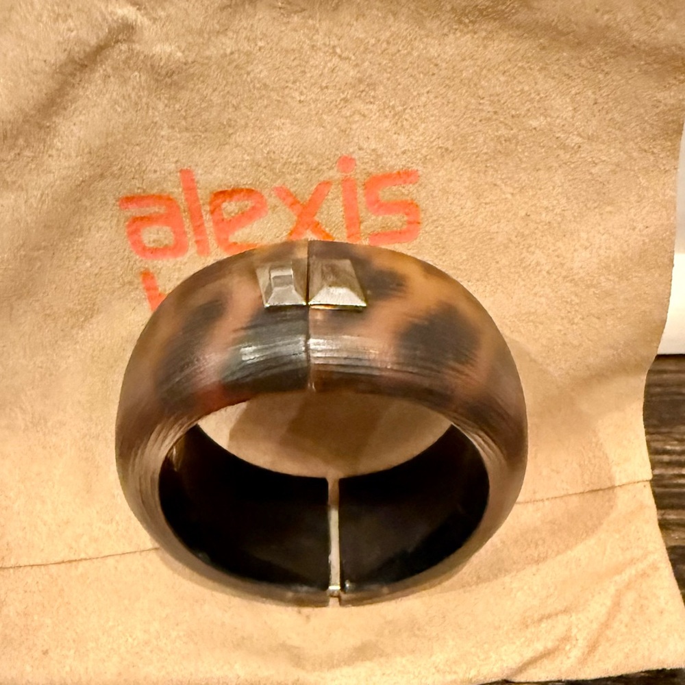 Alexis Bittar Archived Animal Print Lucite Bracelet - Picture 2 of 6